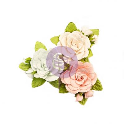 Prima Marketing Poetic Rose Flowers Embellishments - Sweet Roses